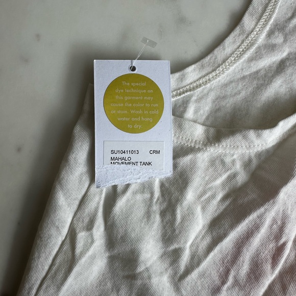 Spiritual Gangster | XS low back tank top with mahalo and rainbow design. NWT - Picture 7 of 7